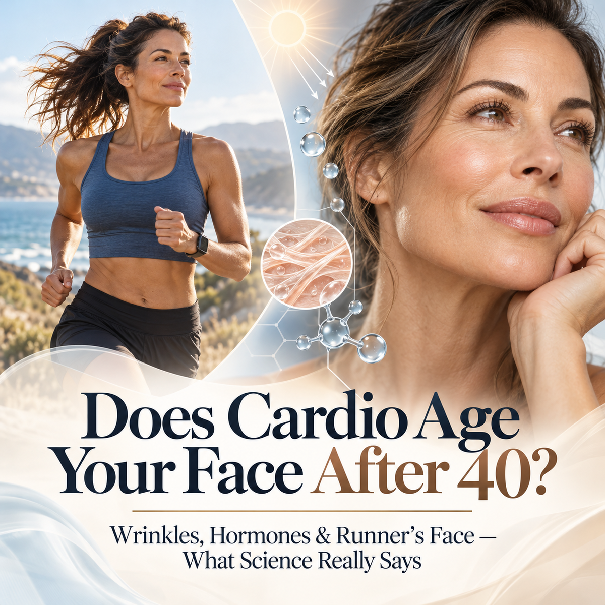Does Cardio Age Your Face After 40? The Truth About Wrinkles, Collagen Loss & “Runner's Face”