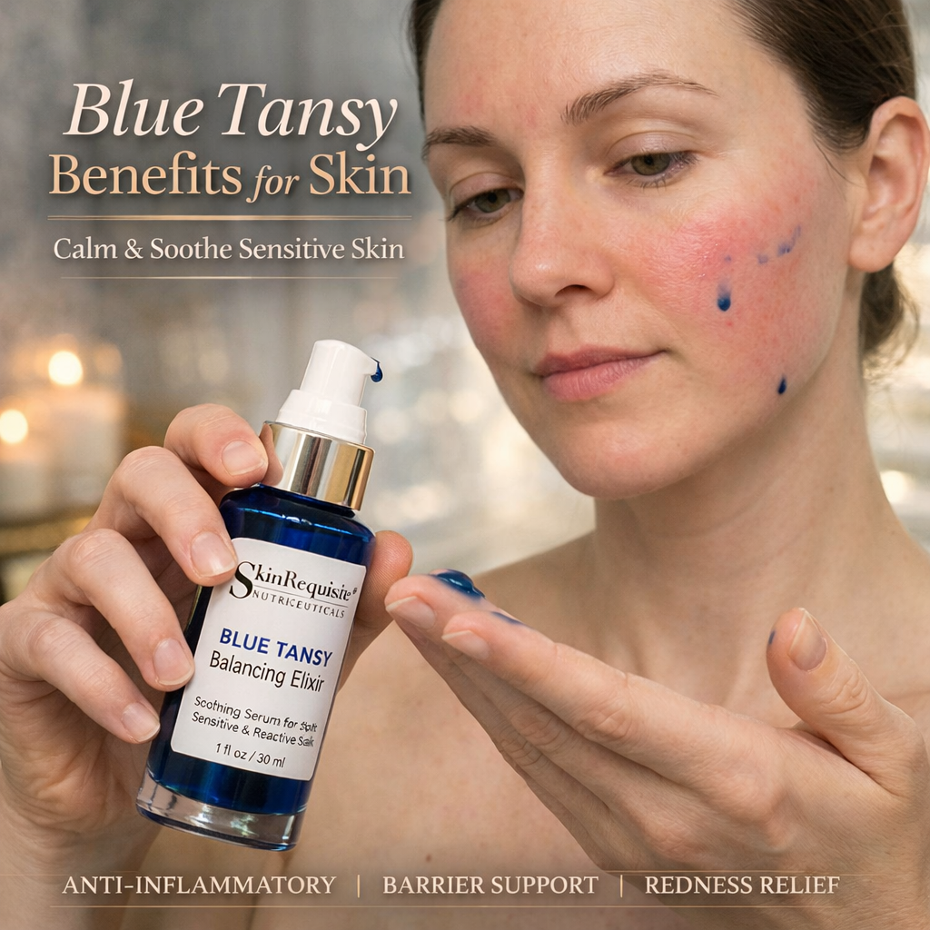 Blue Tansy Benefits for Skin: Why This Calming Botanical Is a Barrier Essential