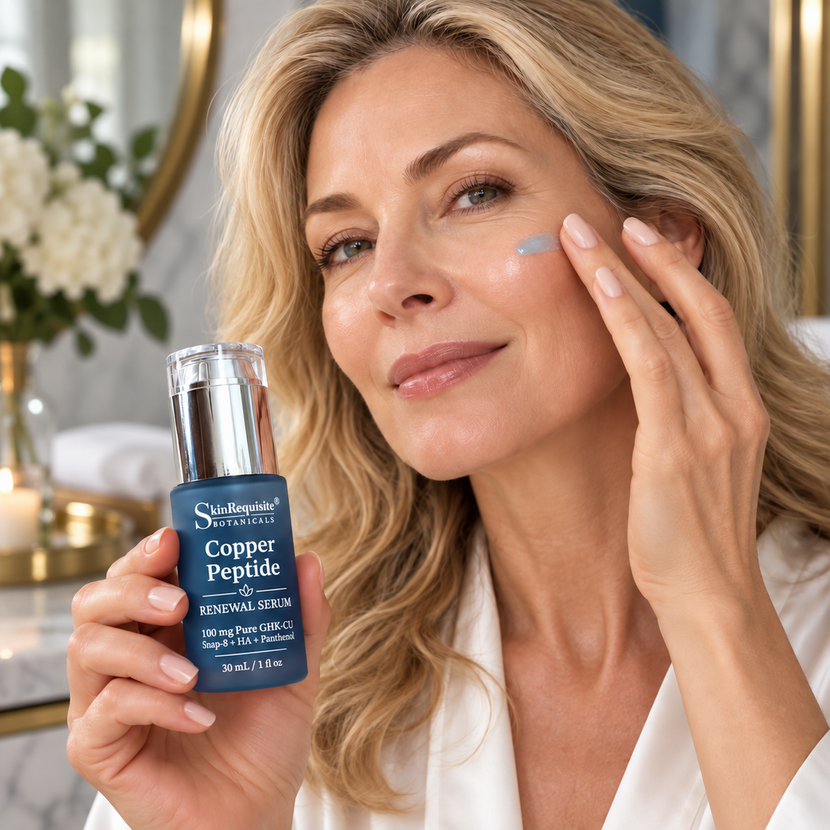 Copper Peptide Renewal Serum + Moisturizer Booster