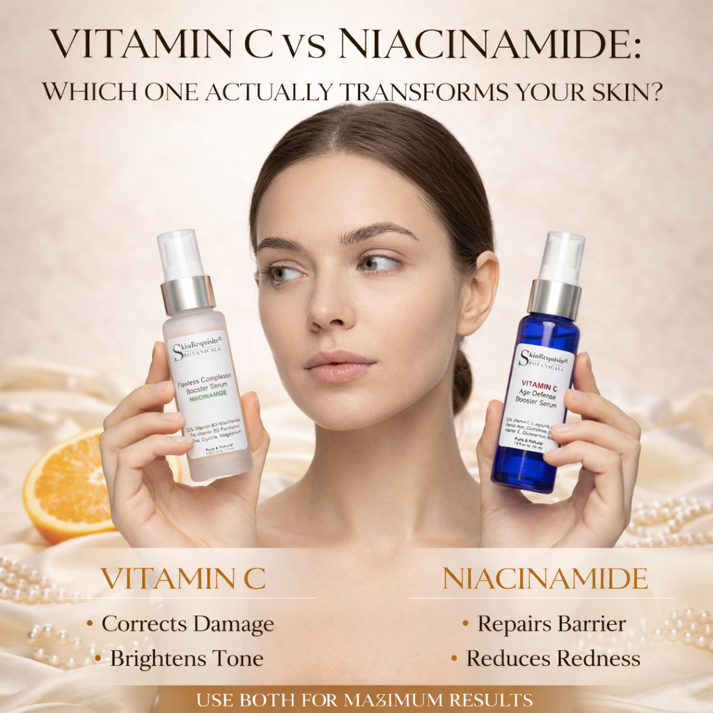 Vitamin C vs Niacinamide: Which One Actually Transforms Your Skin?