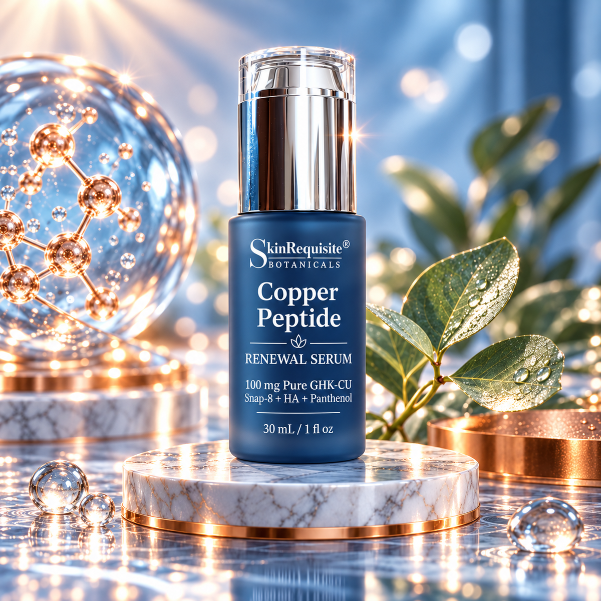 Copper Peptide Renewal Serum + Moisturizer Booster